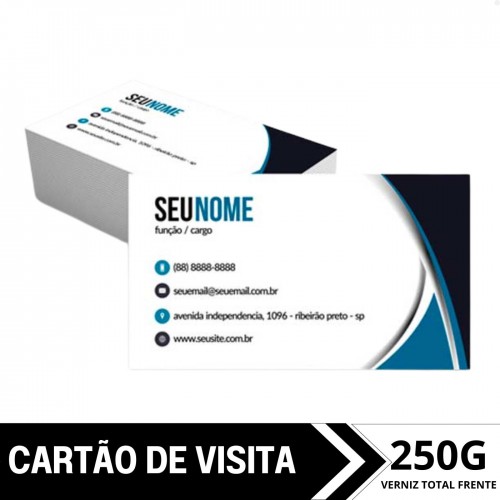 Cartão de Visita  | 4x4 | Couchê 250g | 1000000un