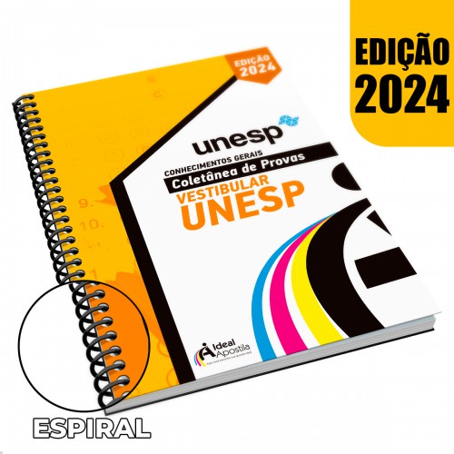 Apostila Unesp Provas Anteriores 2015 a 2024 Colorida