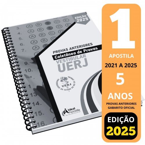 Apostila UERJ 5 anos, 296 páginas, provas e gabarito oficial
