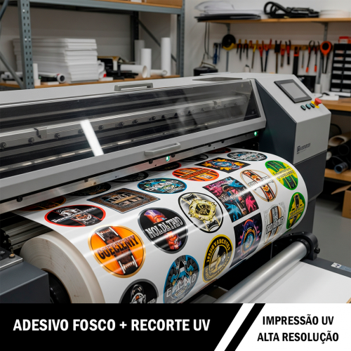 Adesivo Corte Contorno Fosco UV
