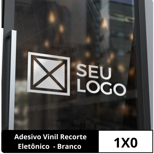 Adesivo Recorte Eletrônico - Branco por CM²