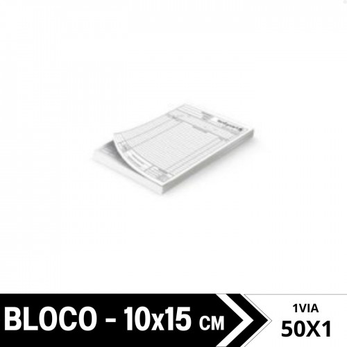 Bloco | 15x10cm | 1x0 | 50x1